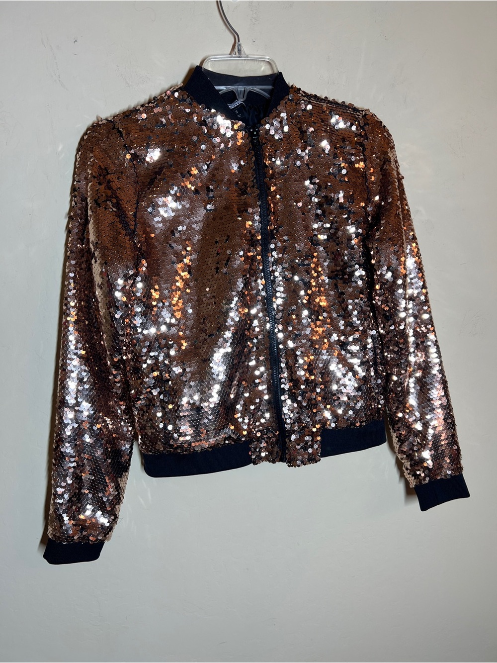 Project Runway Sequin Bomber Jacket